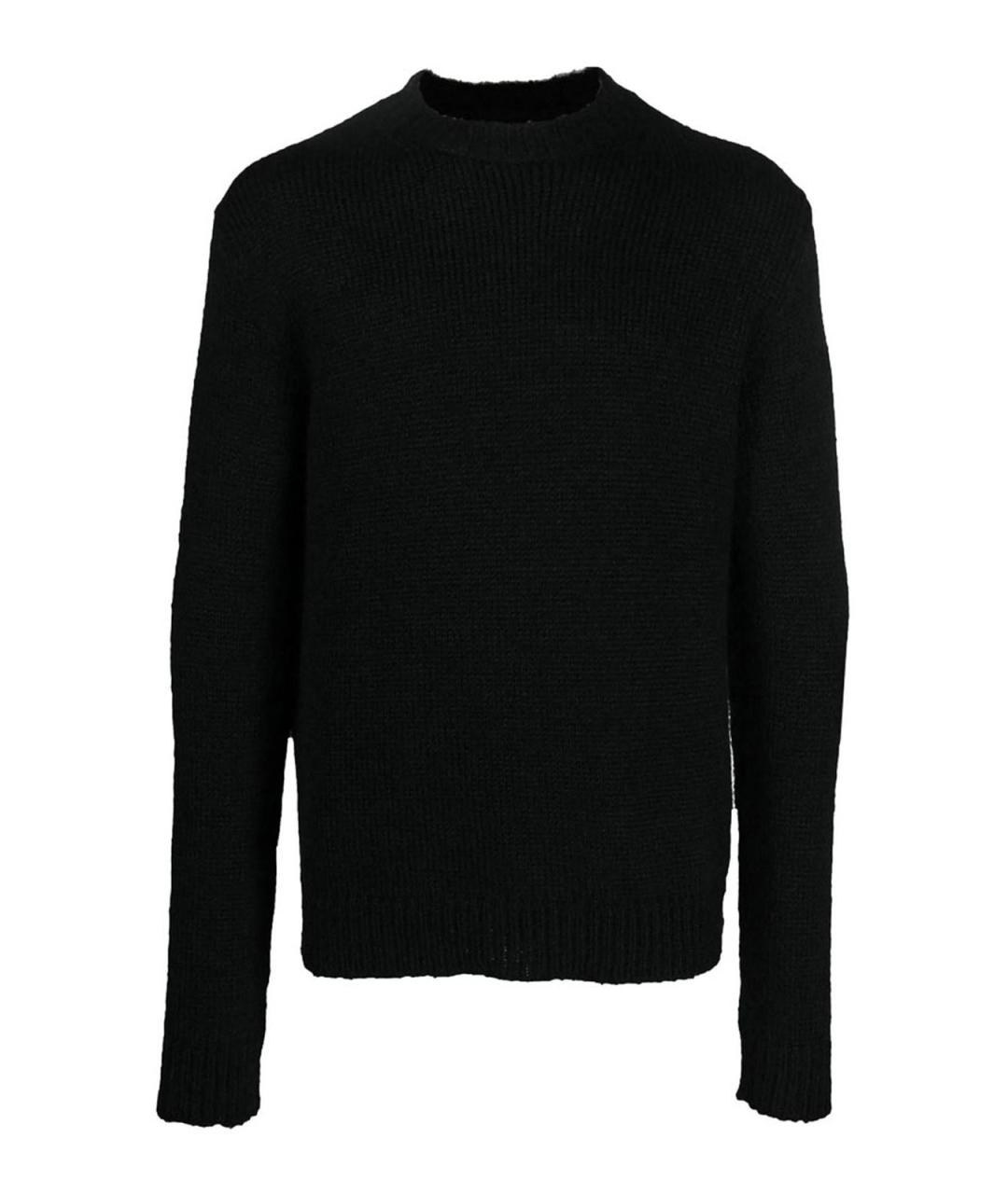 JIL SANDER Черный шерстяной джемпер / свитер, фото 1