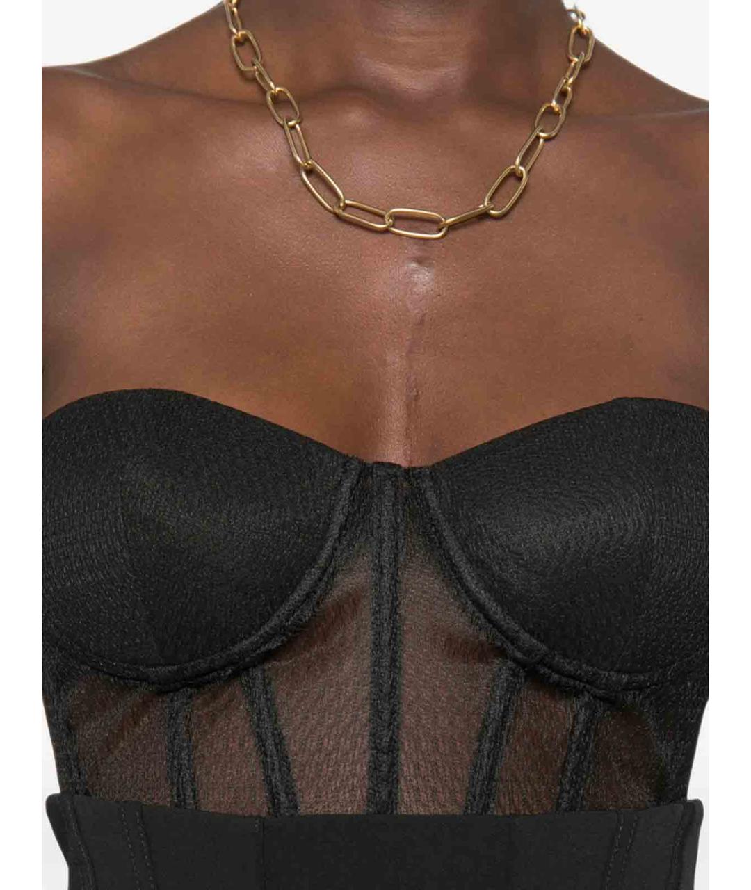 ELISABETTA FRANCHI Черный корсеты, фото 5