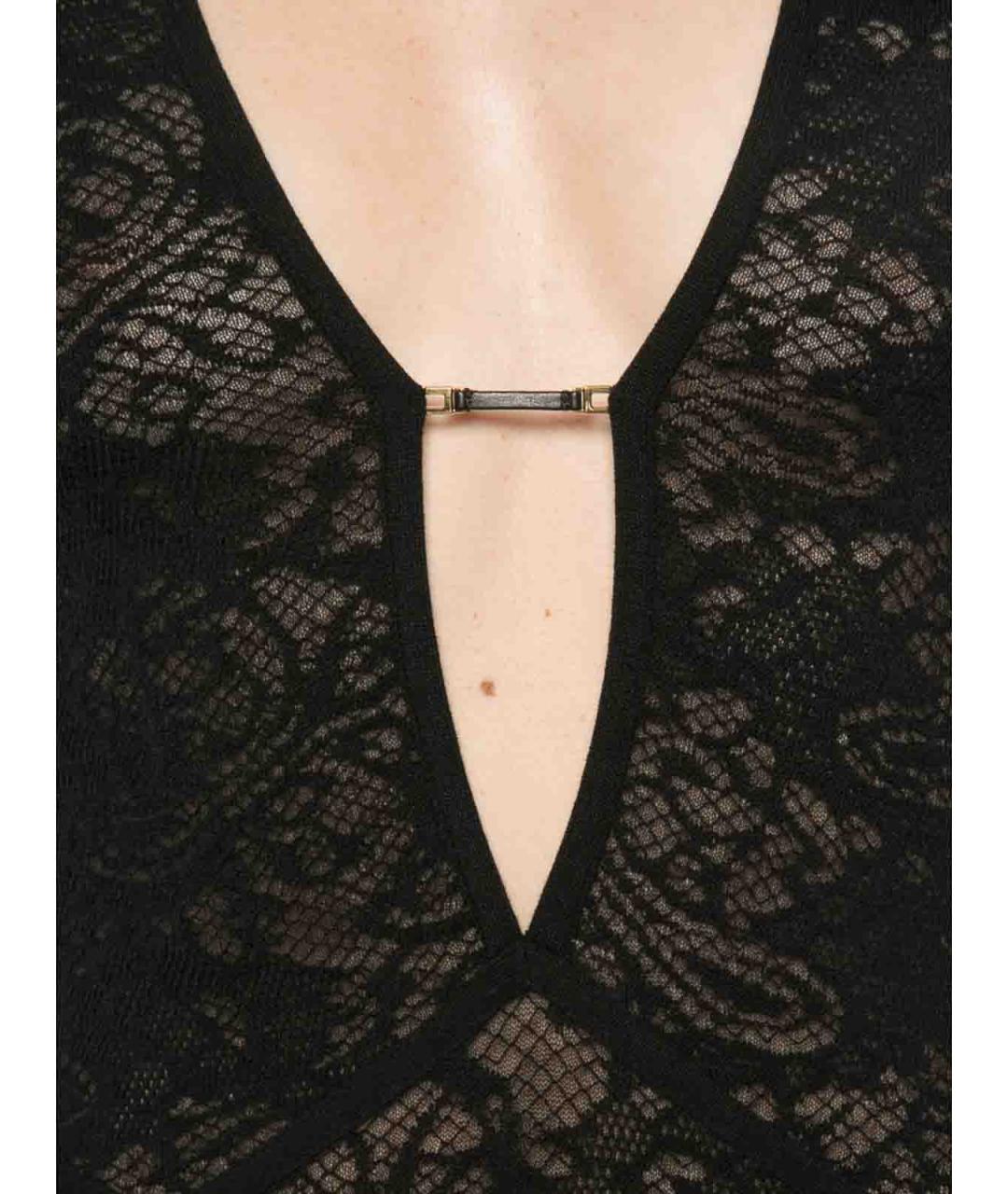 ELISABETTA FRANCHI Черное вечернее платье, фото 2