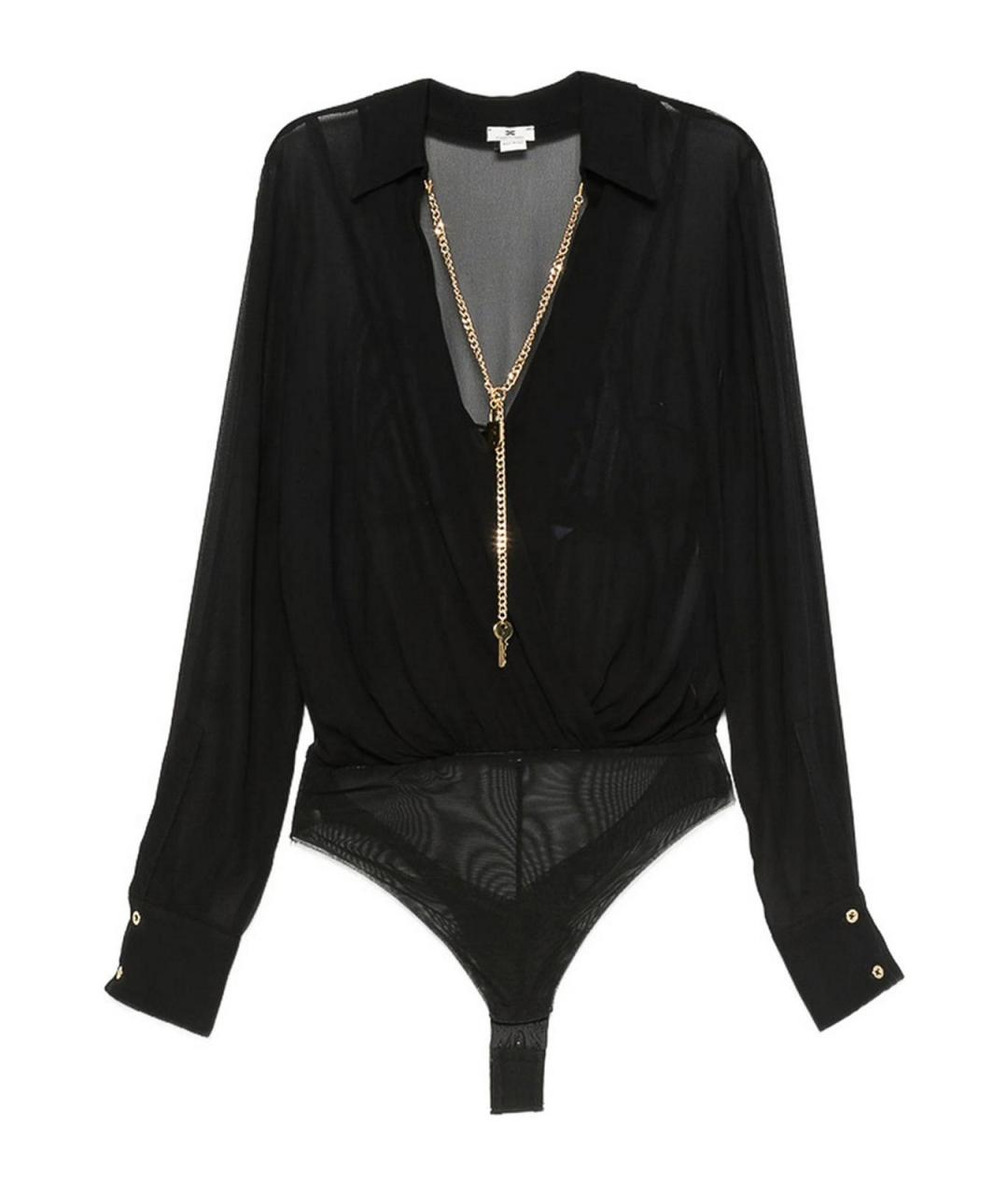 ELISABETTA FRANCHI Льняное боди, фото 1