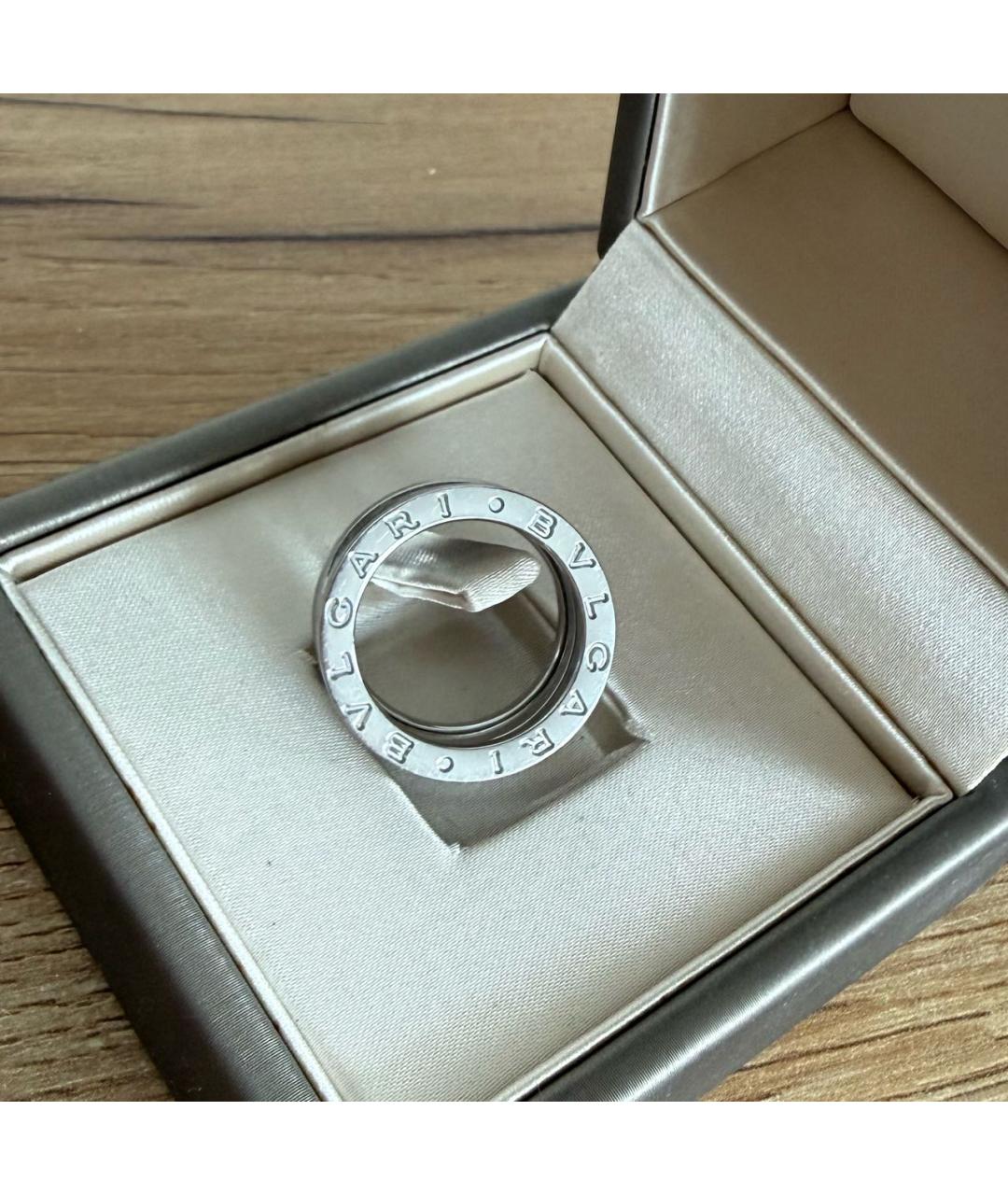 BVLGARI Серебряное кольцо из белого золота, фото 4