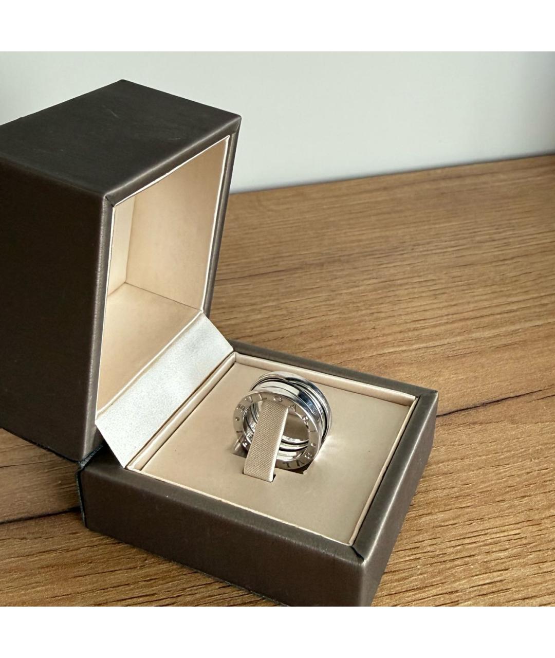 BVLGARI Серебряное кольцо из белого золота, фото 2