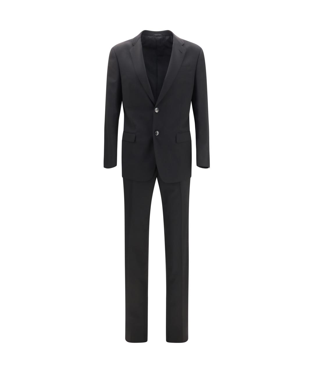 GIORGIO ARMANI Черный классический костюм, фото 1