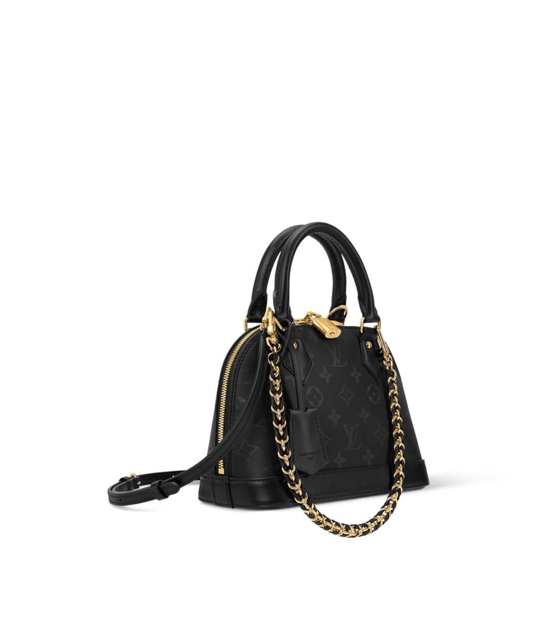 LOUIS VUITTON Черная сумка с короткими ручками, фото 2