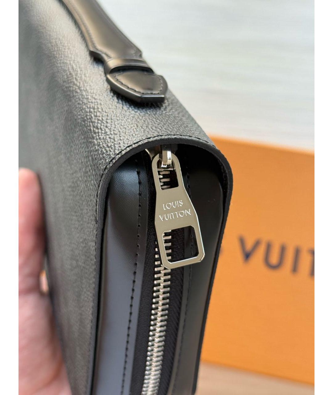 LOUIS VUITTON Серый кошелек, фото 4