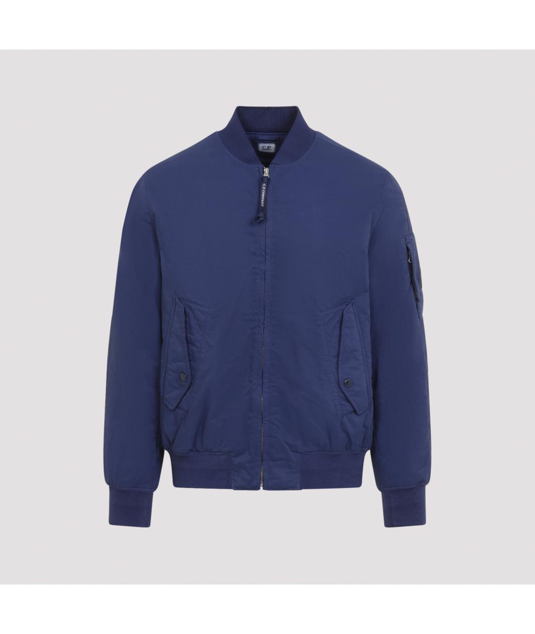 CP COMPANY Синяя полиамидовая куртка, фото 2
