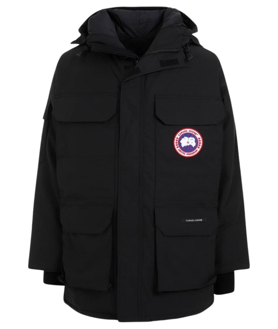 CANADA GOOSE Черная полиэстеровая куртка, фото 1