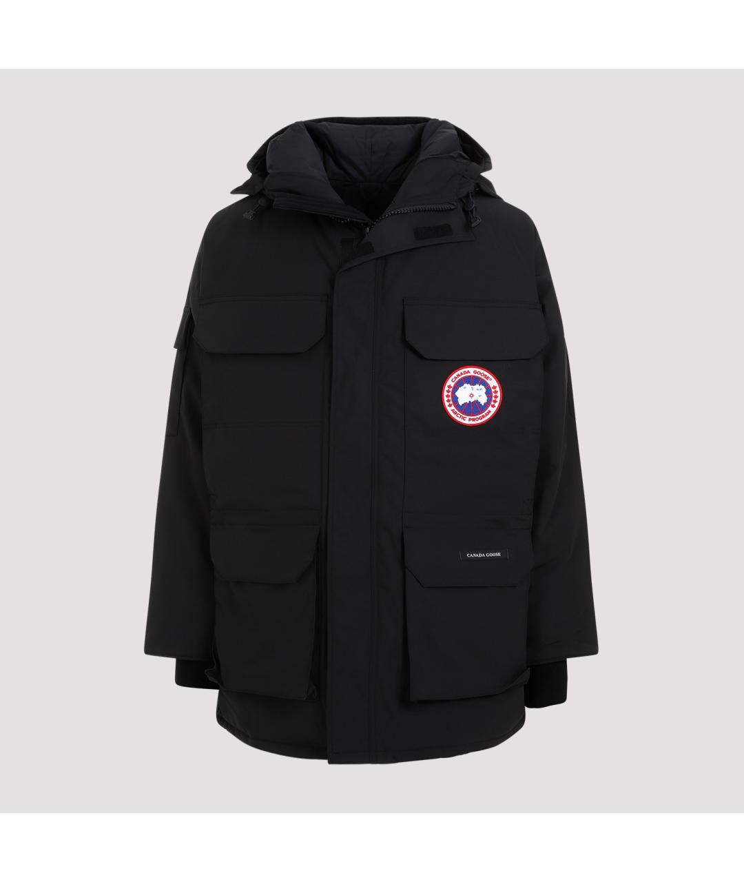 CANADA GOOSE Черная полиэстеровая куртка, фото 2