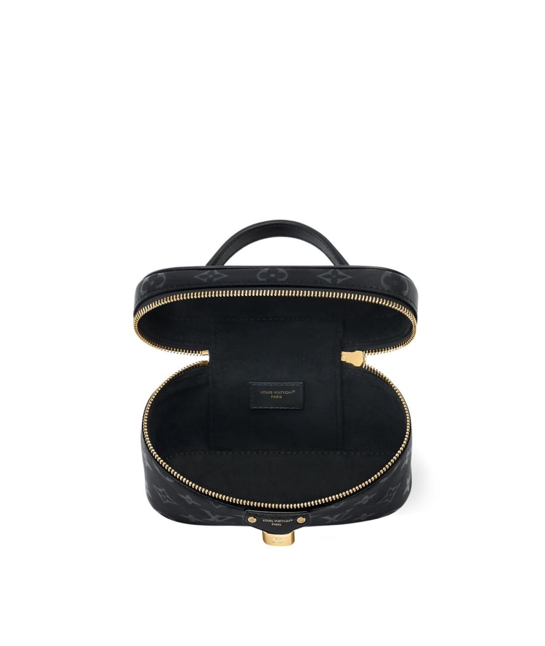 LOUIS VUITTON Черная сумка с короткими ручками, фото 2