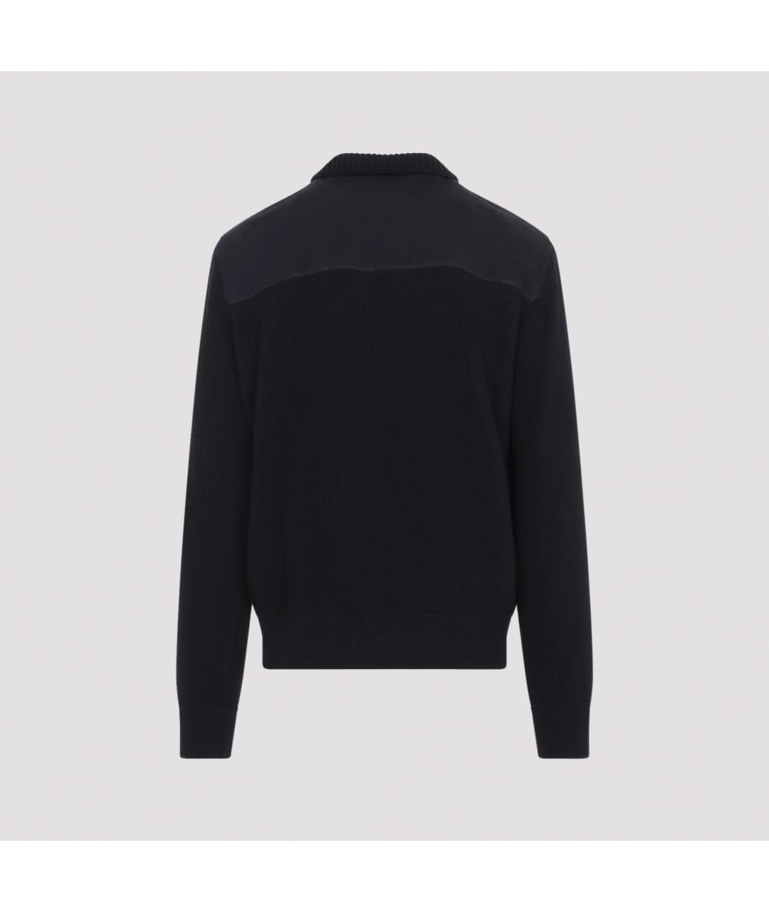 BRIONI Темно-синяя кожаная куртка, фото 3