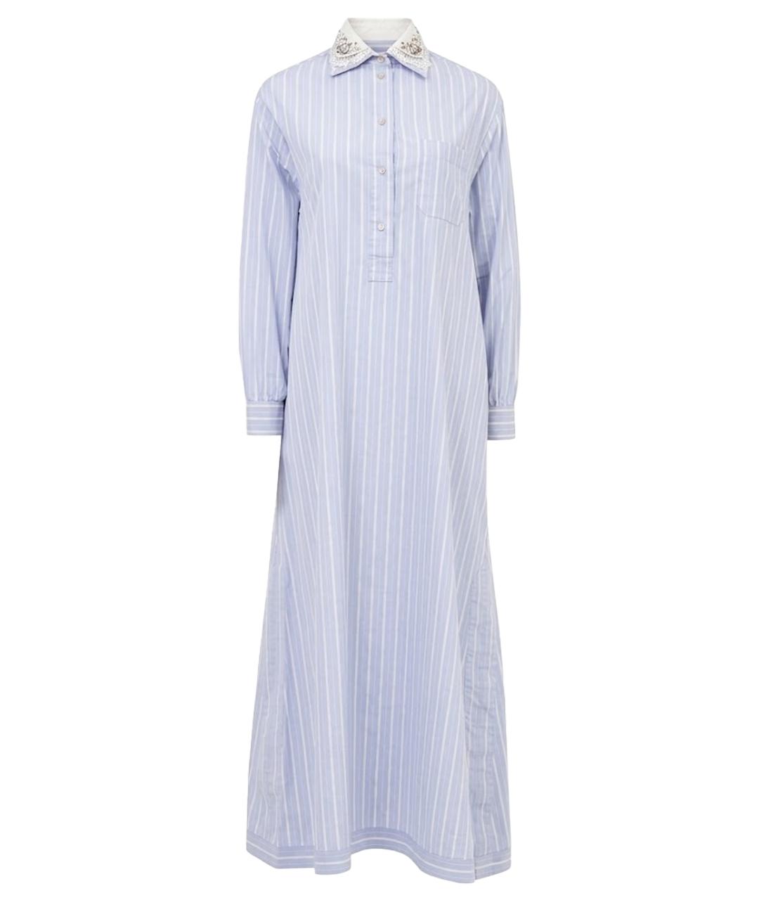 GUCCI Голубая хлопковая рубашка, фото 1