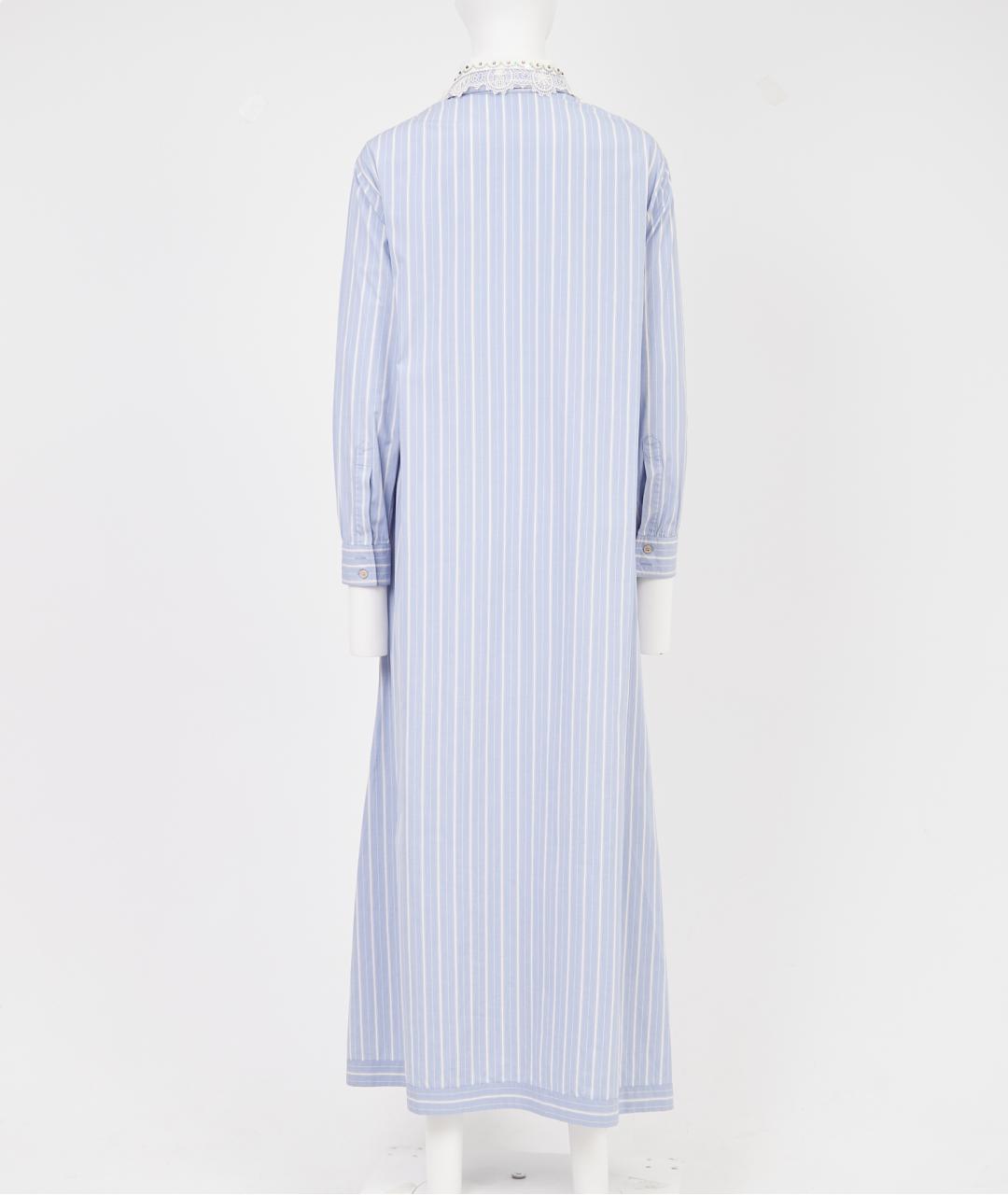 GUCCI Голубая хлопковая рубашка, фото 2