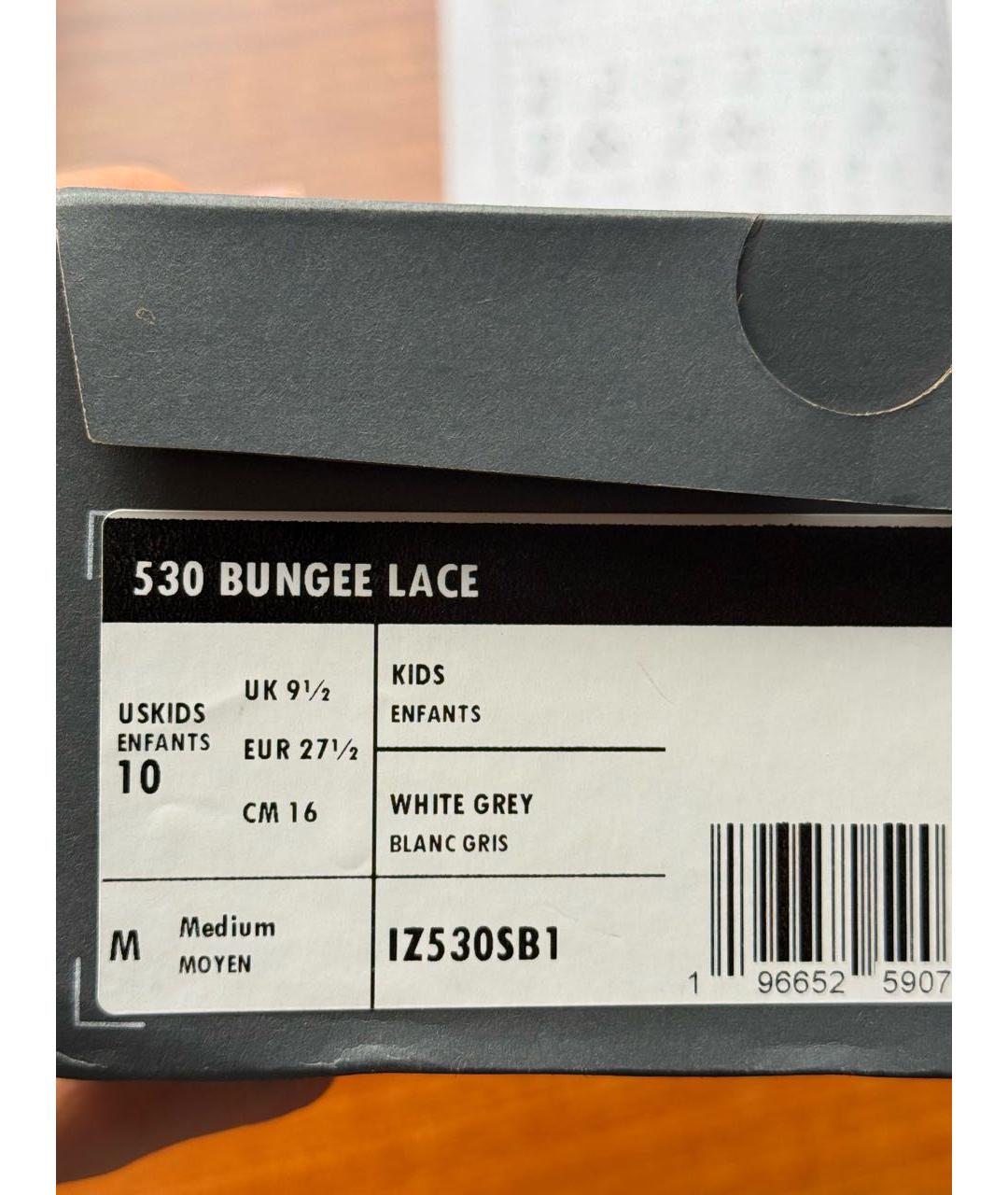 NEW BALANCE Белые текстильные кеды, фото 3
