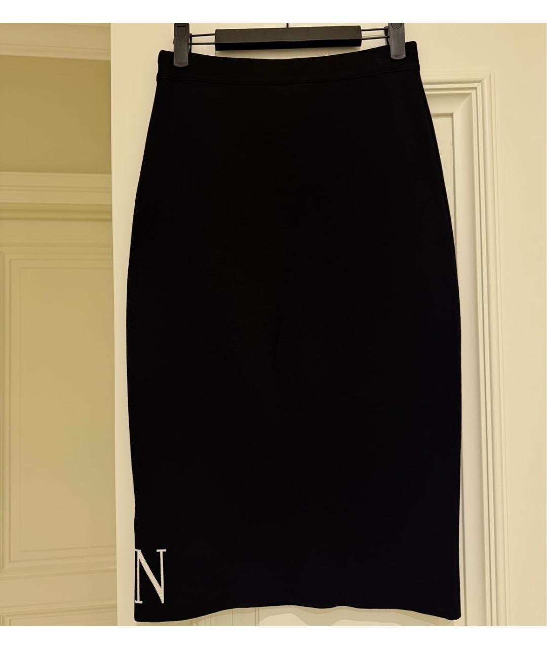 VALENTINO Черная юбка миди, фото 2