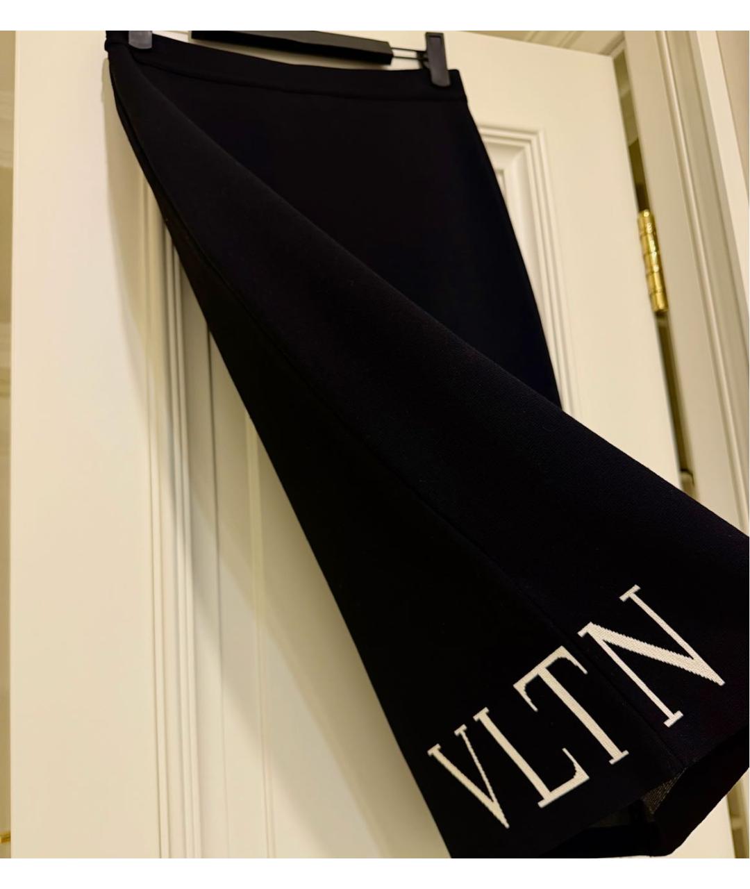VALENTINO Черная юбка миди, фото 4