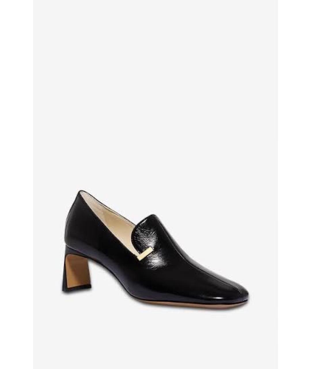 PHOEBE PHILO Черные кожаные туфли, фото 6