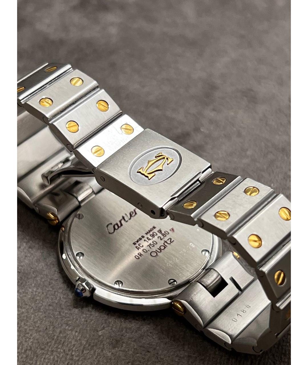 CARTIER Серебряные часы из желтого золота, фото 4