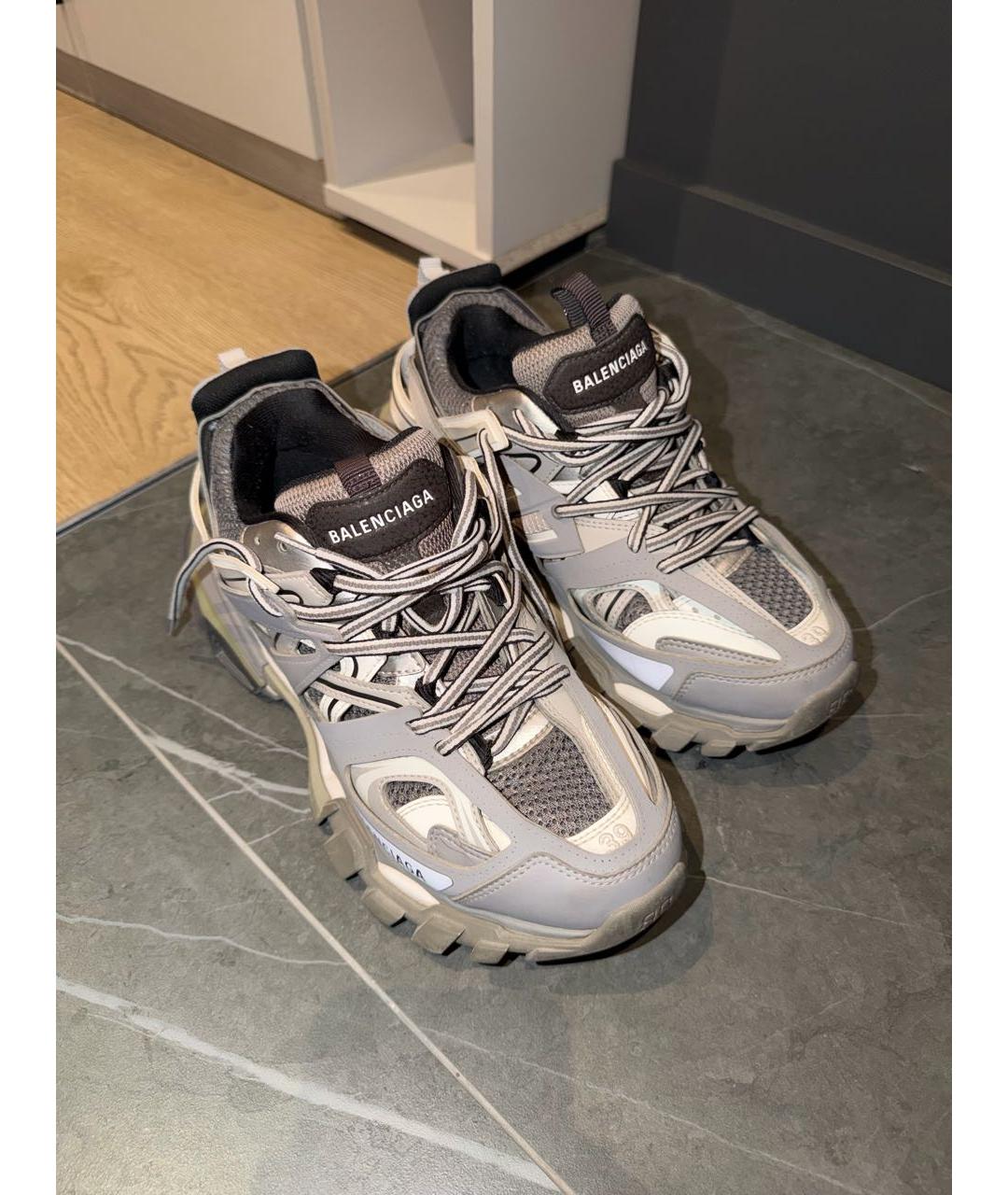 BALENCIAGA Антрацитовые кроссовки, фото 3