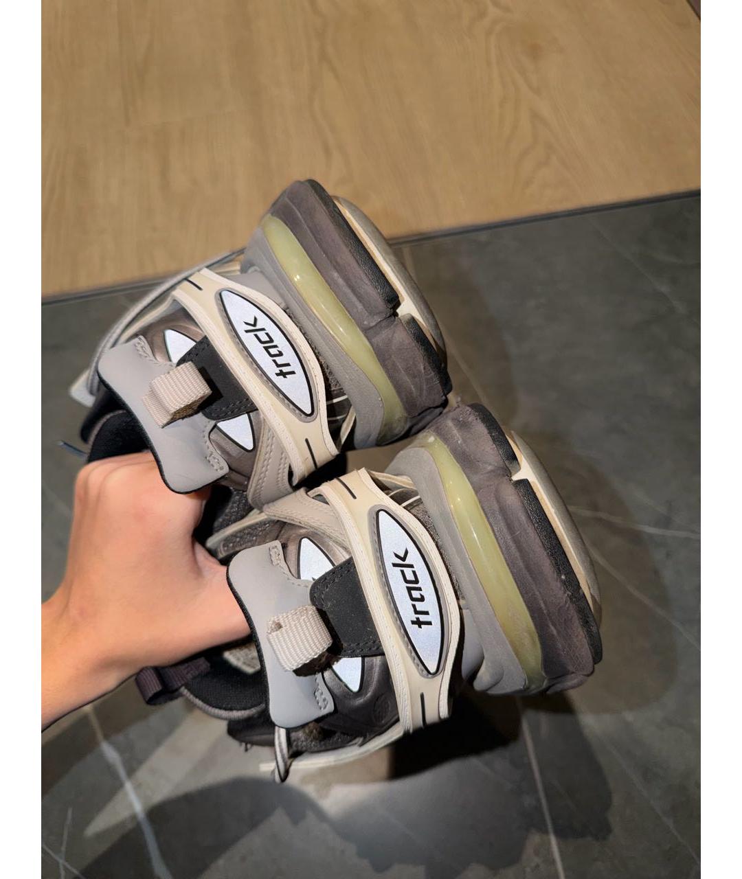 BALENCIAGA Антрацитовые кроссовки, фото 6