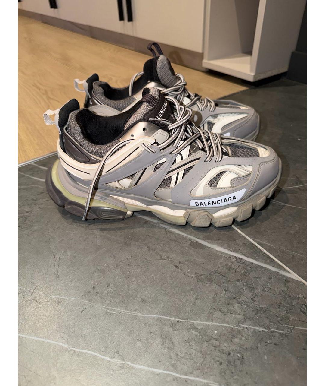 BALENCIAGA Антрацитовые кроссовки, фото 5