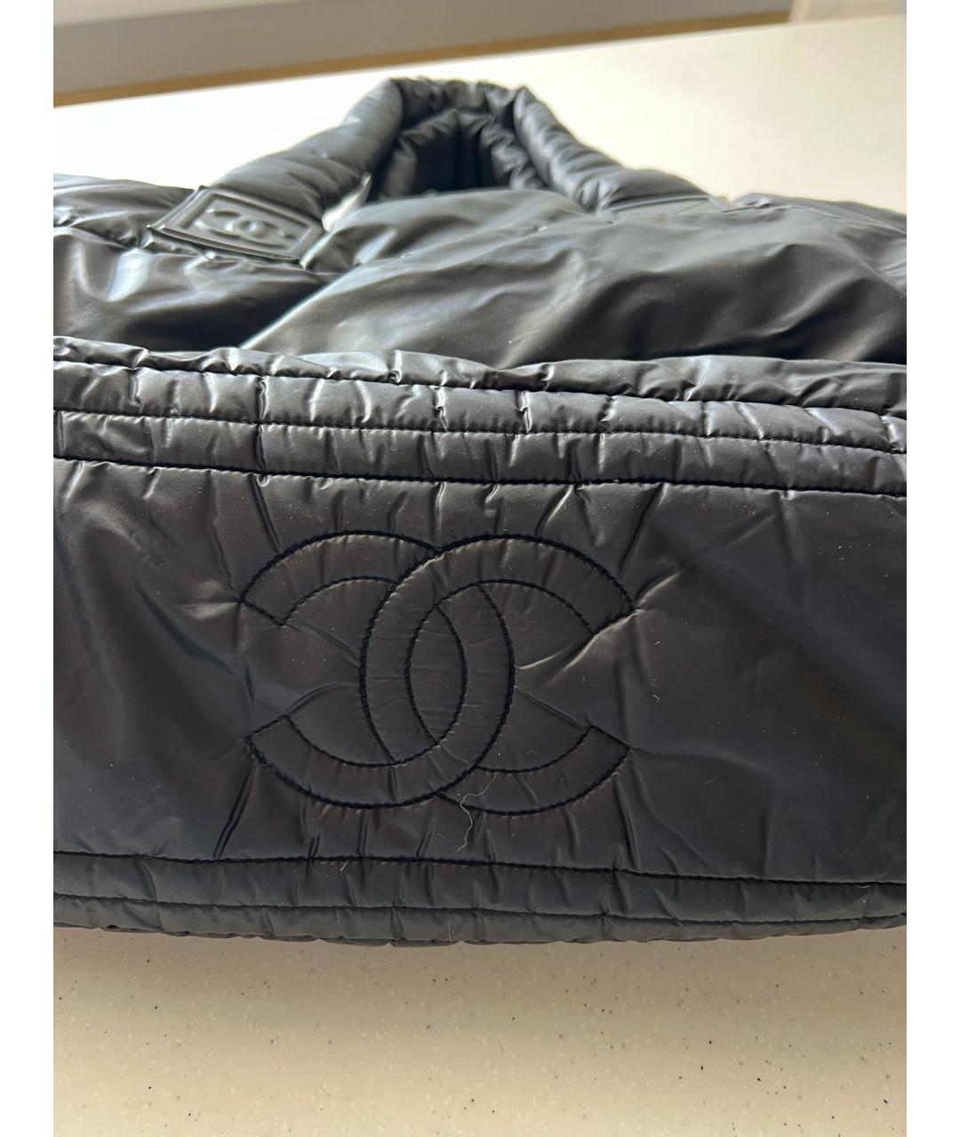 CHANEL Черная сумка тоут, фото 8
