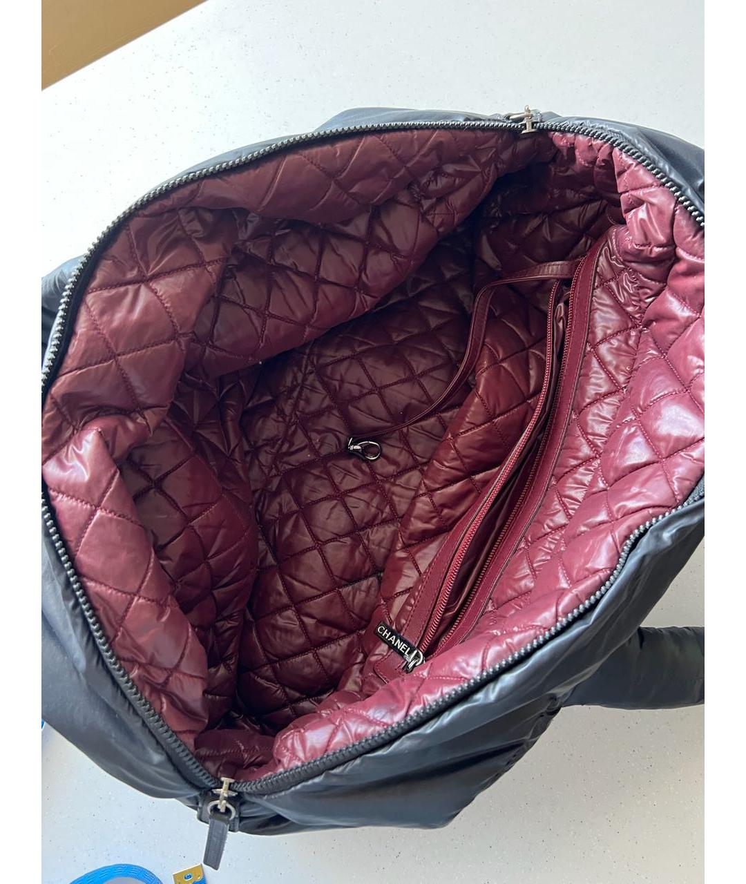 CHANEL Черная сумка тоут, фото 5
