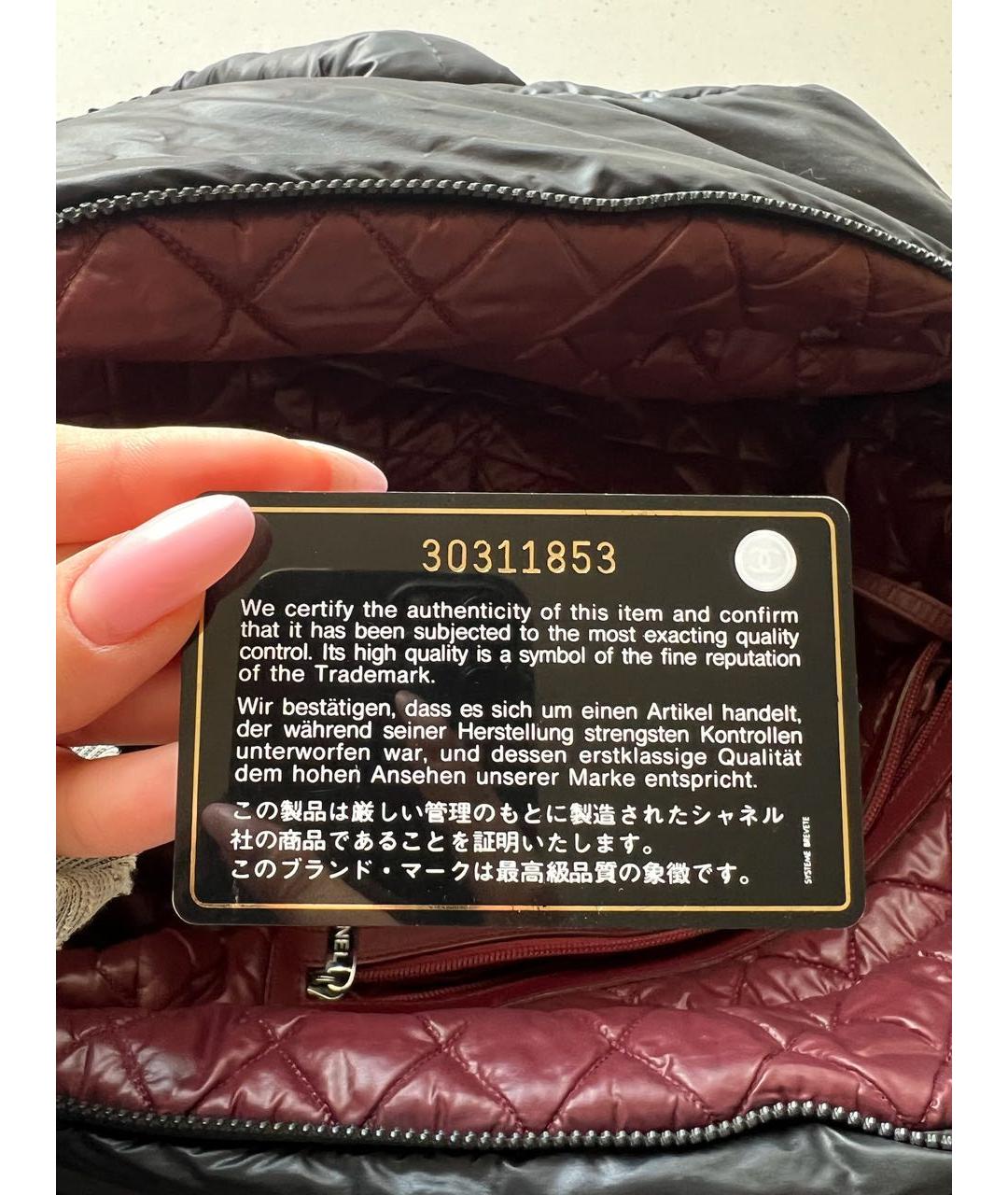 CHANEL Черная сумка тоут, фото 6