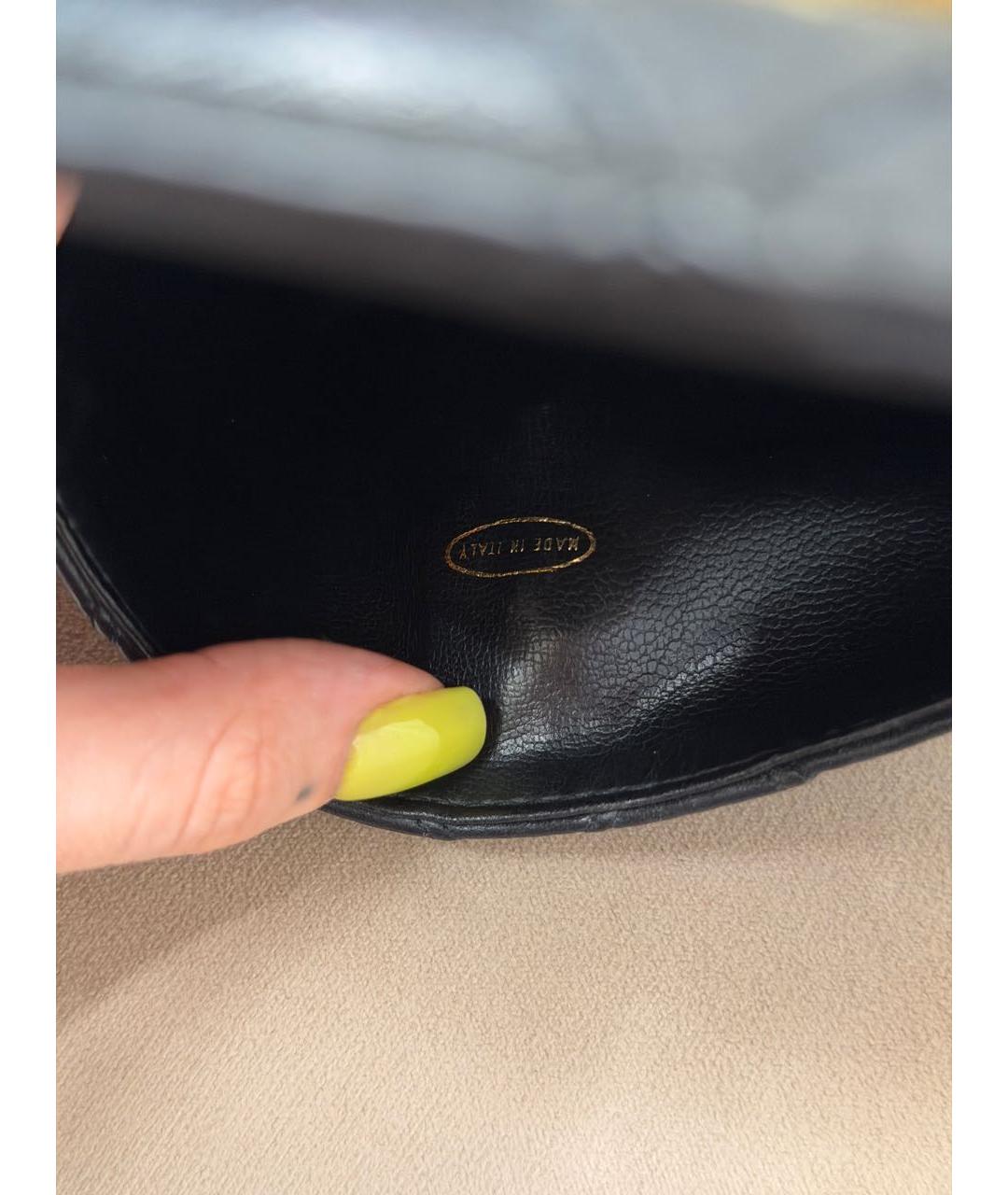 CHANEL Черная кожаная поясная сумка, фото 8