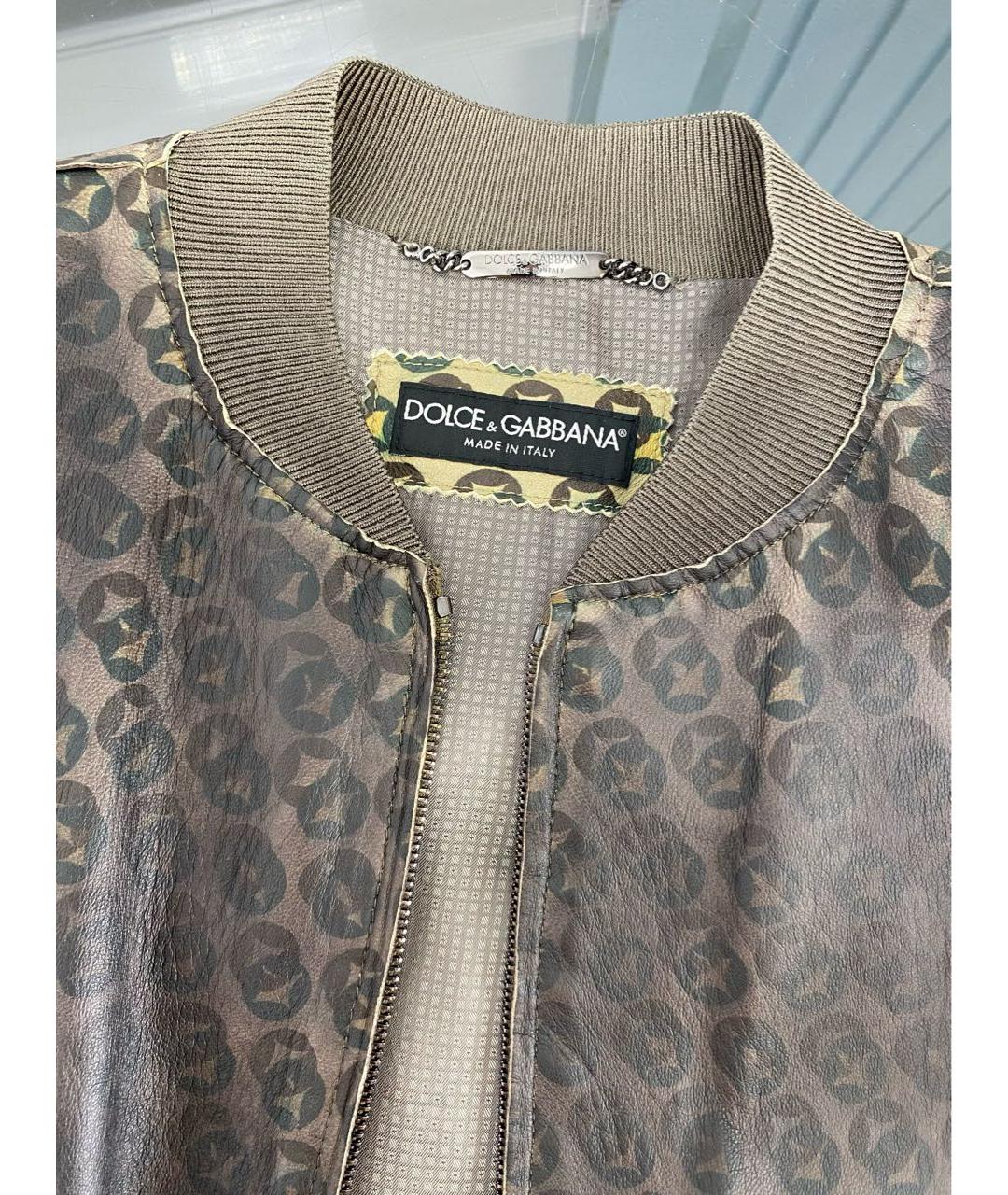 DOLCE&GABBANA Кожаная куртка, фото 3