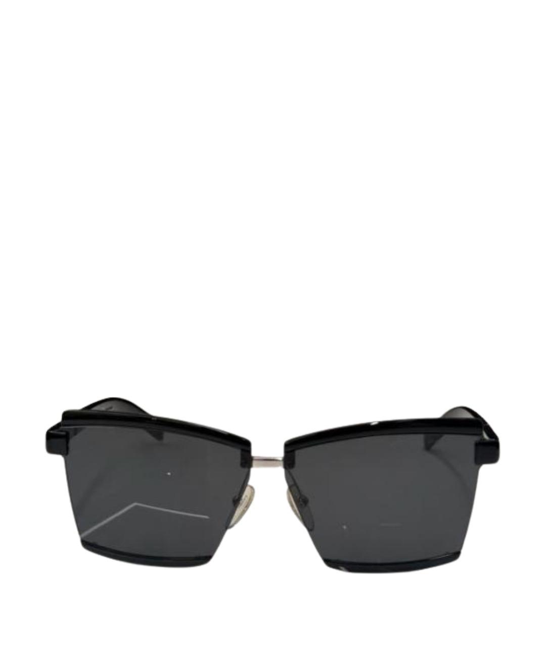 PRADA Черные пластиковые солнцезащитные очки, фото 1