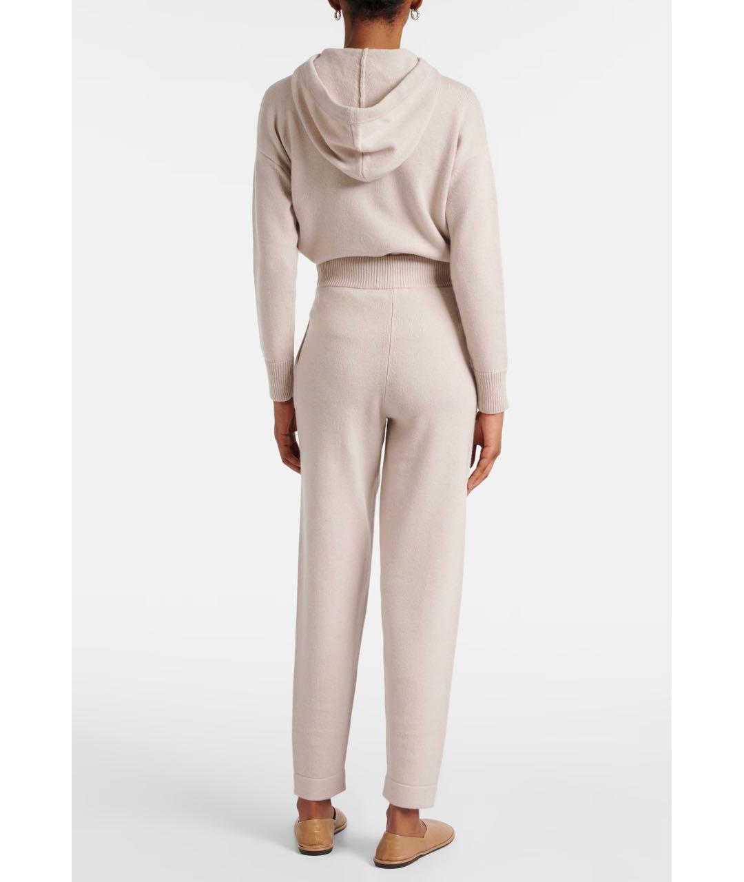 'S MAX MARA Бежевые шерстяные прямые брюки, фото 2