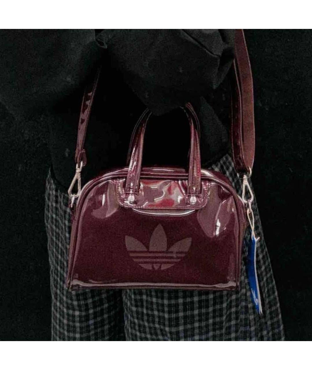 ADIDAS Фиолетовая сумка с короткими ручками из искусственной кожи, фото 4