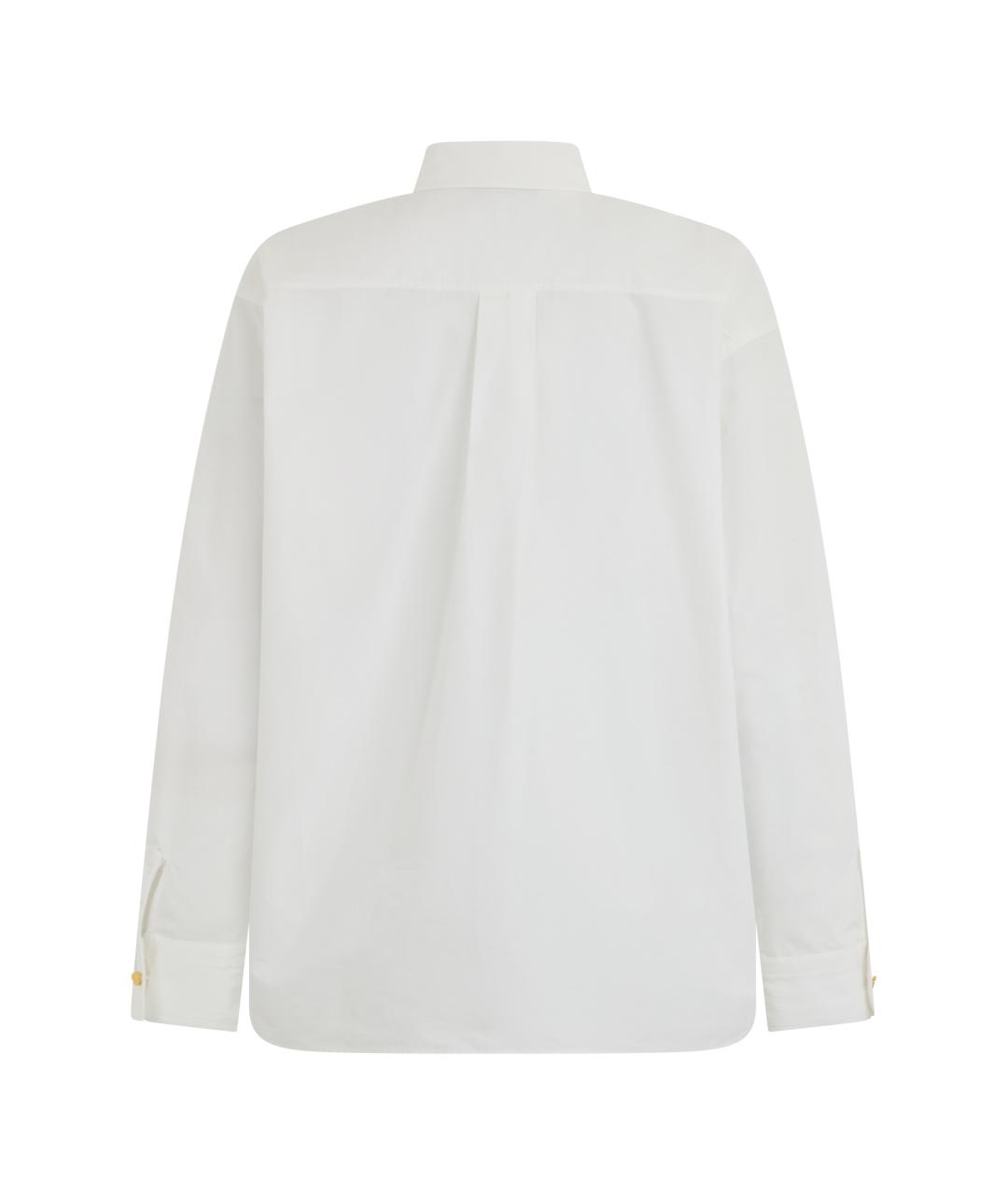 ALBERTA FERRETTI Белая хлопковая рубашка, фото 2