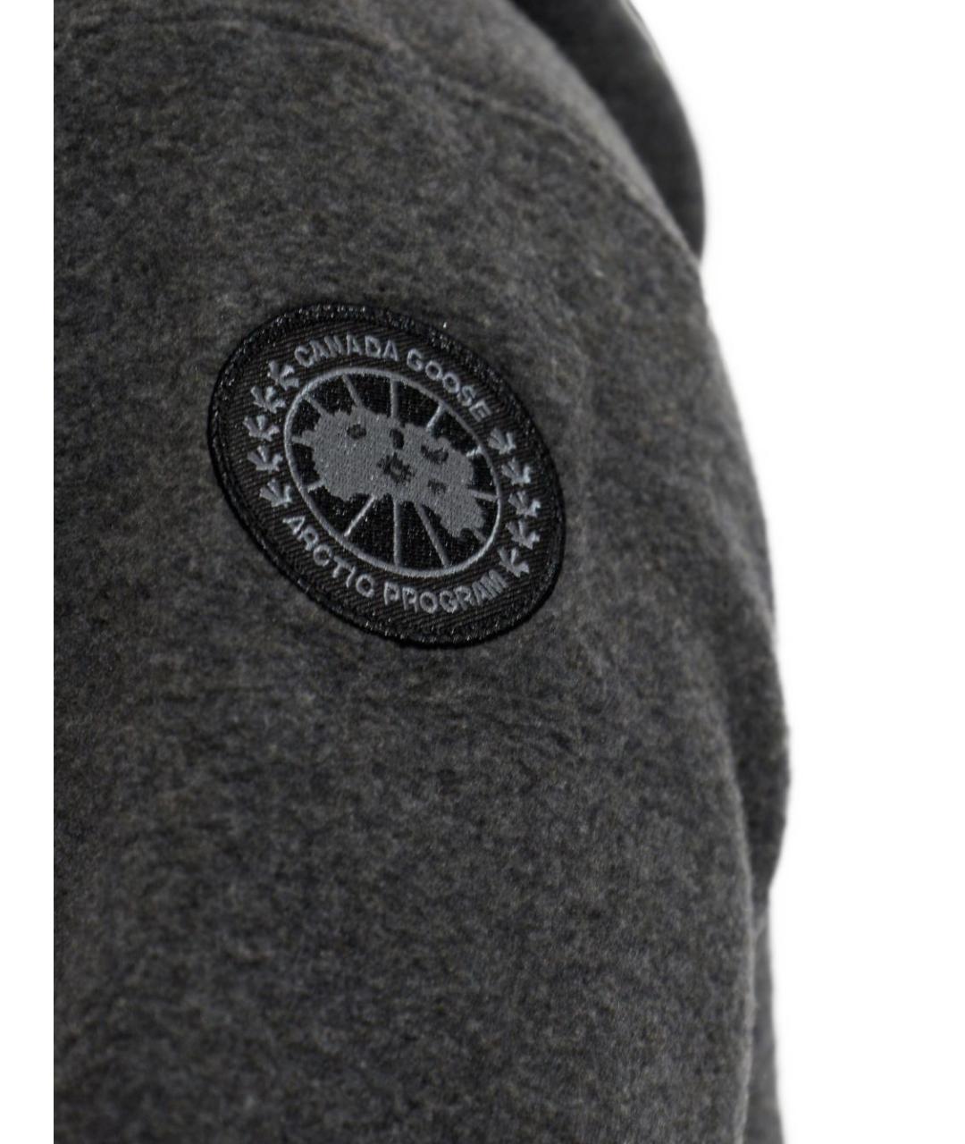CANADA GOOSE Серая хлопковая куртка, фото 2