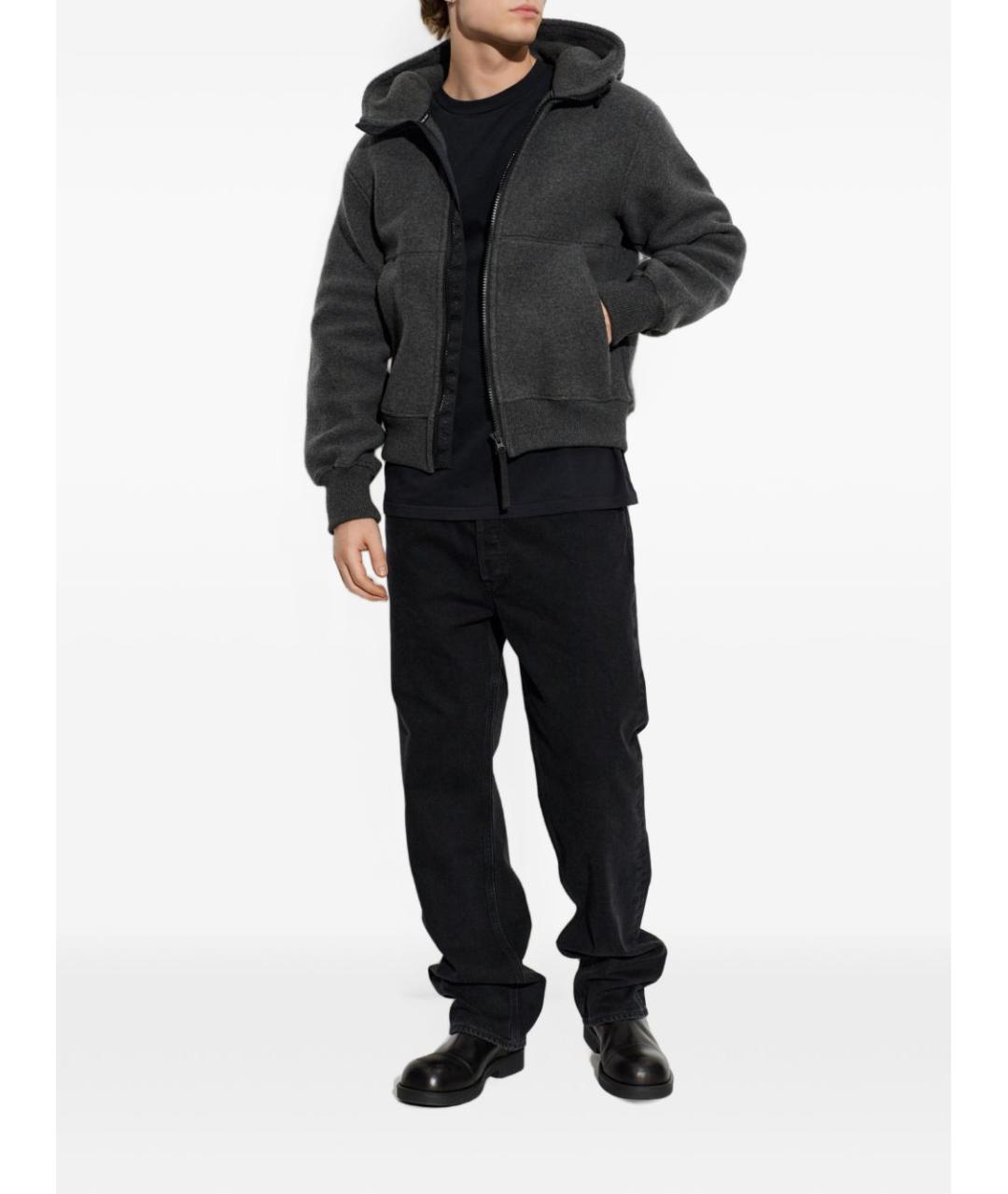 CANADA GOOSE Серая хлопковая куртка, фото 4