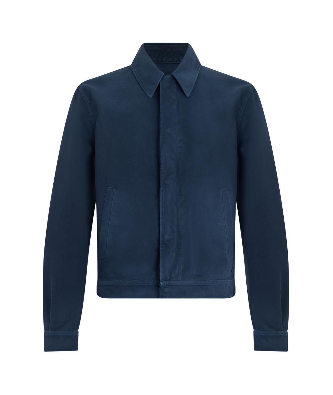 FENDI Синяя хлопковая куртка, фото 3
