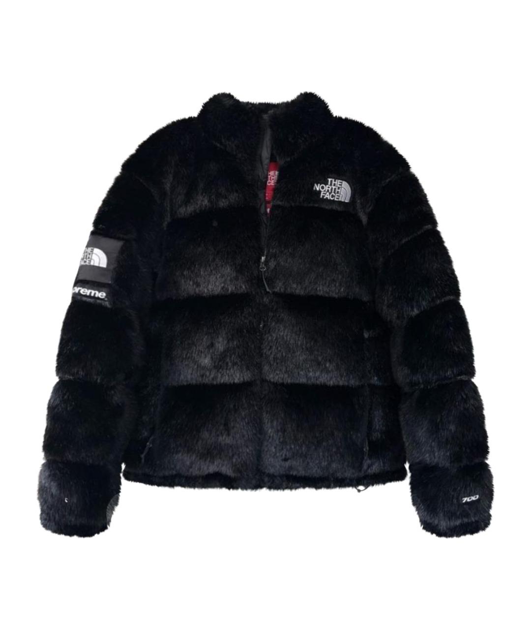 SUPREME Черная дубленка/шуба, фото 1