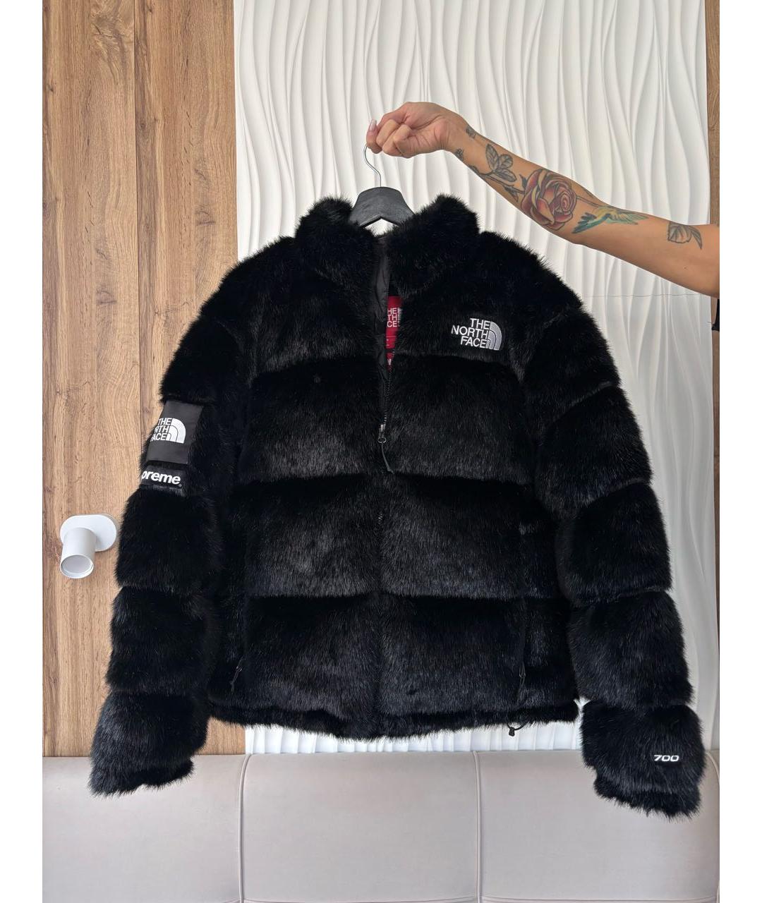 SUPREME Черная дубленка/шуба, фото 8