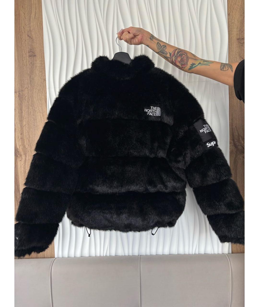SUPREME Черная дубленка/шуба, фото 2