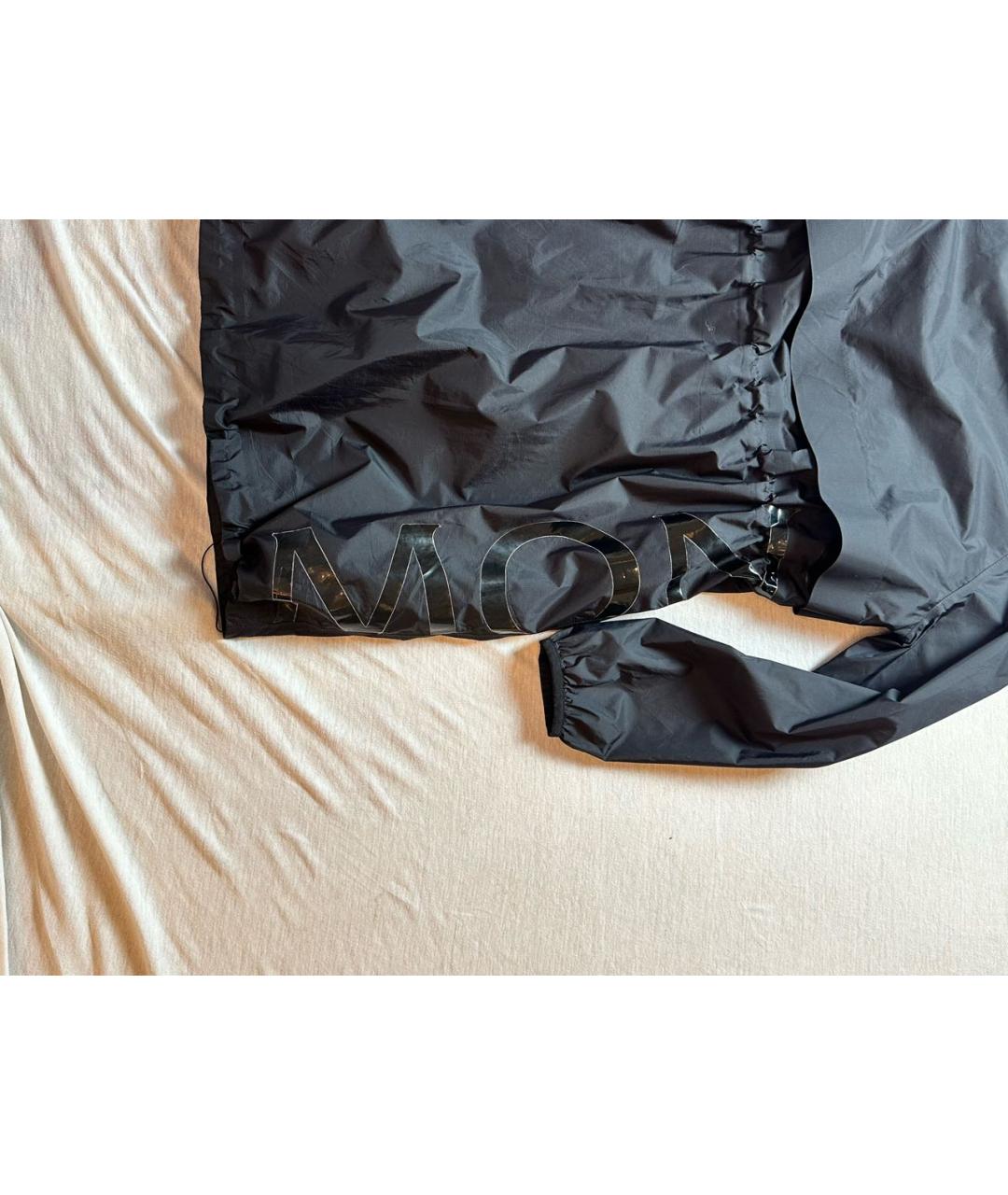 MONCLER Черная нейлоновая куртка, фото 7