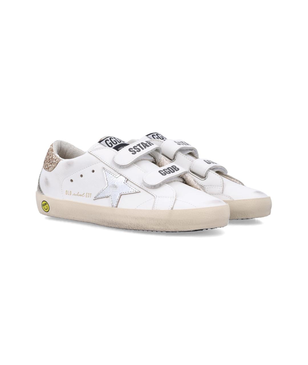 GOLDEN GOOSE Белые кожаные кеды, фото 3