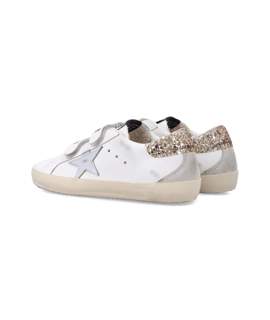 GOLDEN GOOSE Белые кожаные кеды, фото 4