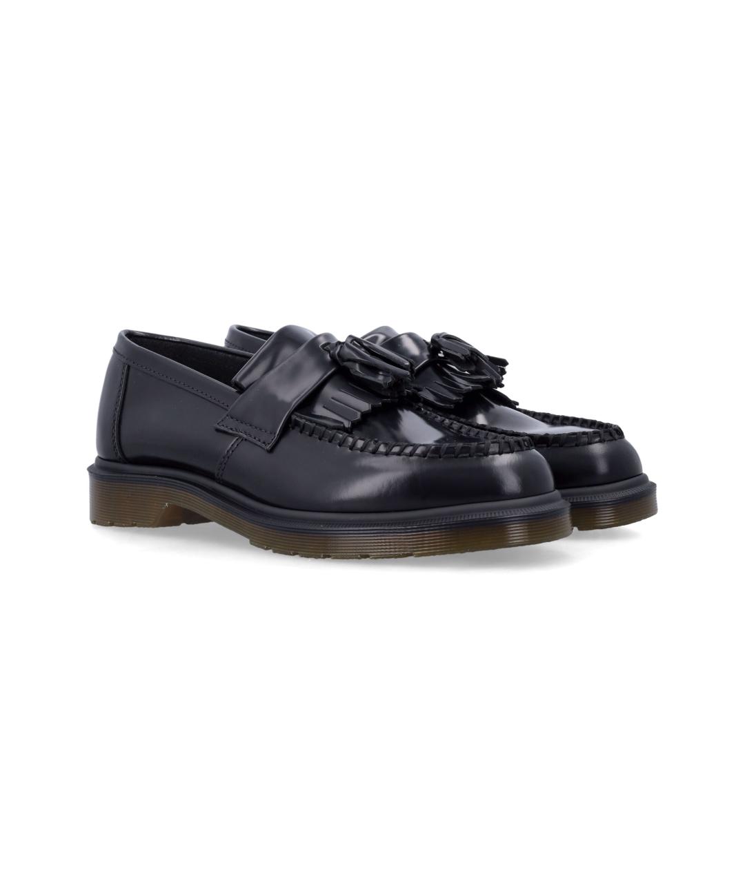 DR. MARTENS Черные кожаные лоферы, фото 2