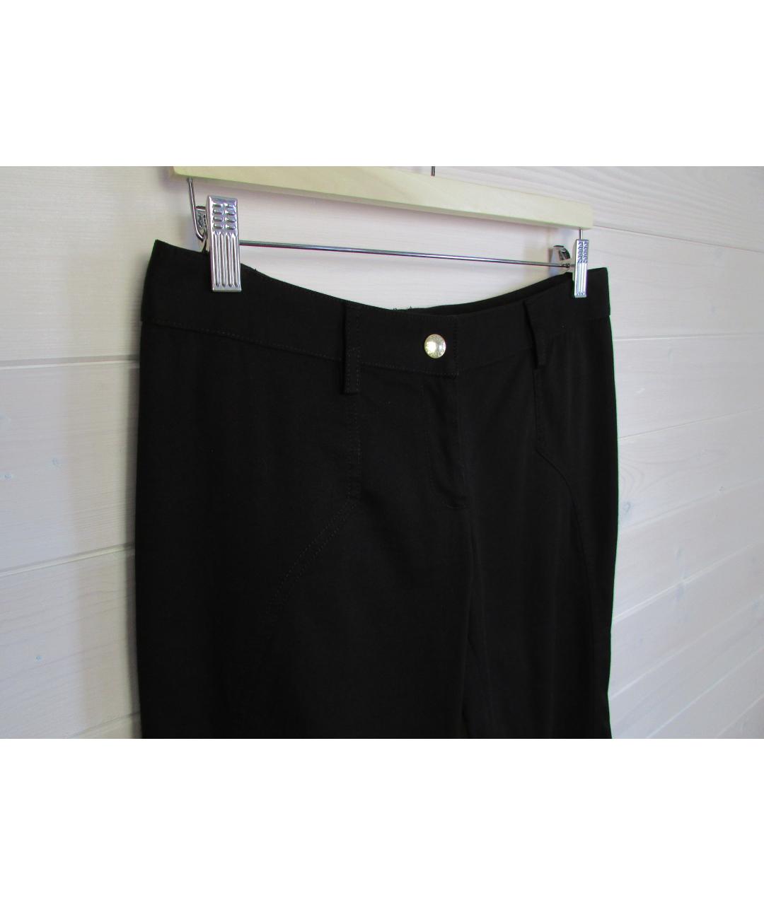 DOLCE & GABBANA VINTAGE Черные хлопковые брюки широкие, фото 3