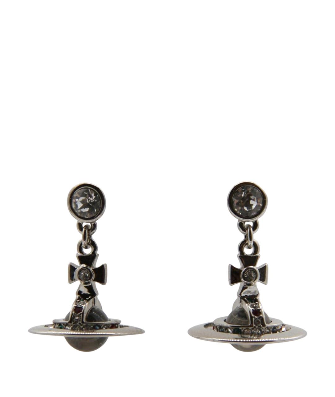VIVIENNE WESTWOOD Серебряные металлические серьги, фото 1