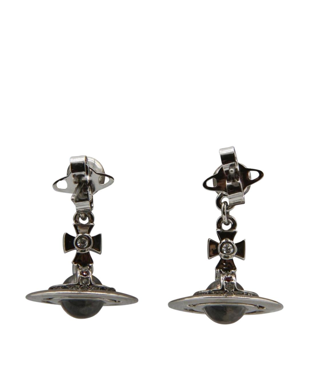 VIVIENNE WESTWOOD Серебряные металлические серьги, фото 2