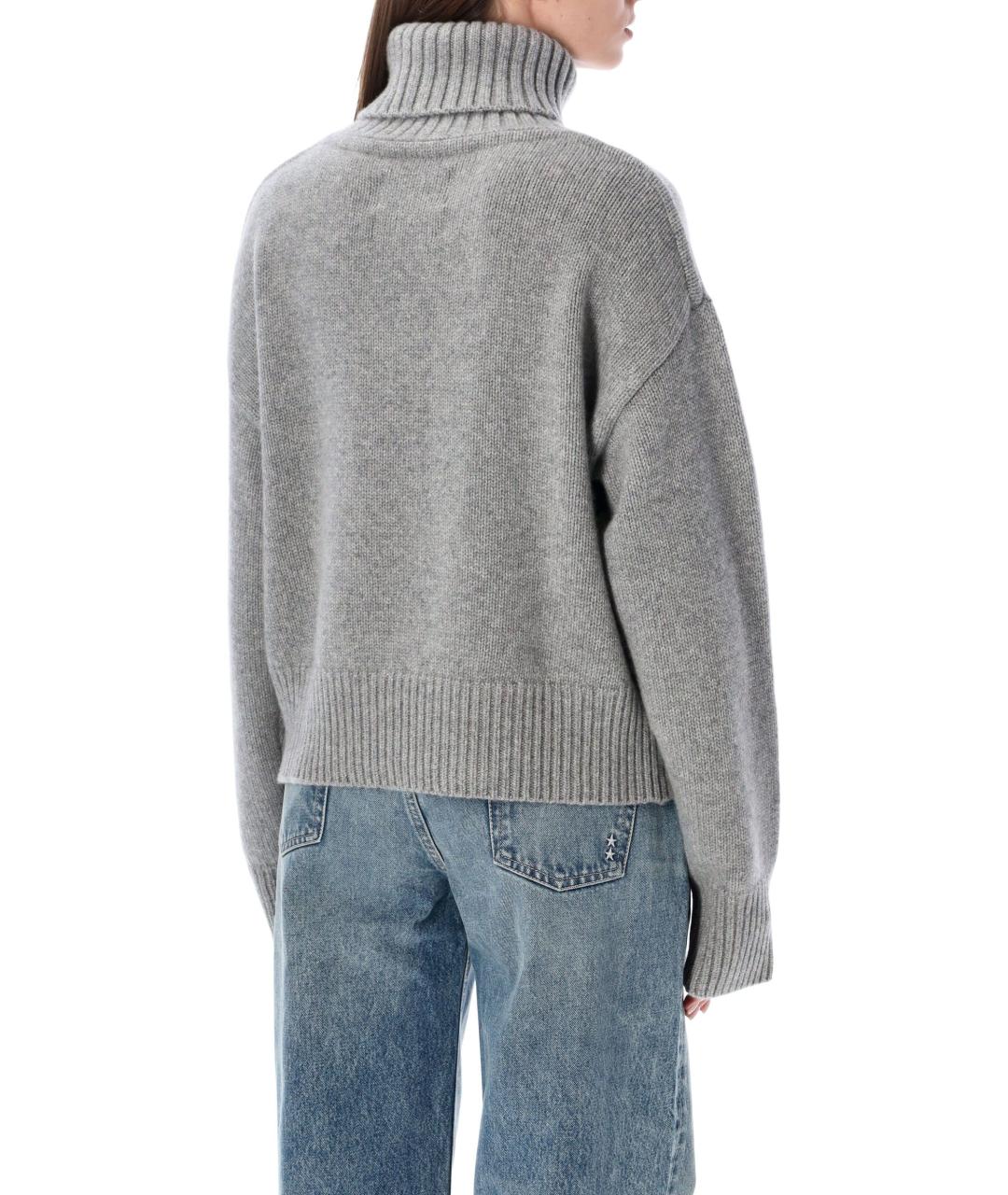 EXTREME CASHMERE Серый кашемировый джемпер / свитер, фото 2