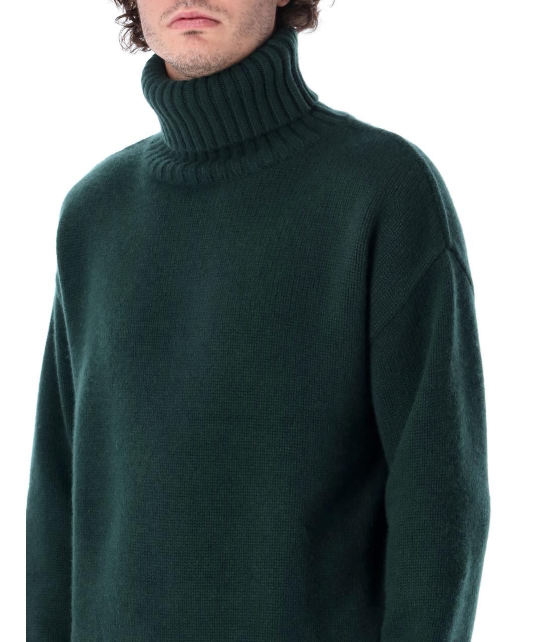 EXTREME CASHMERE Зеленый кашемировый джемпер / свитер, фото 3