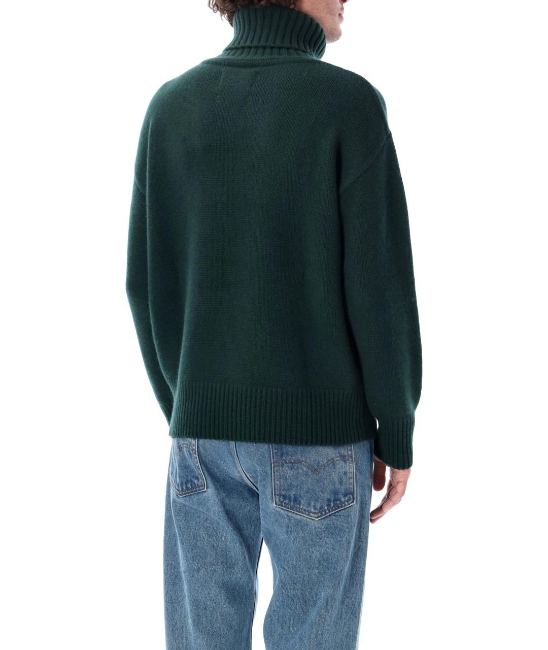 EXTREME CASHMERE Зеленый кашемировый джемпер / свитер, фото 2