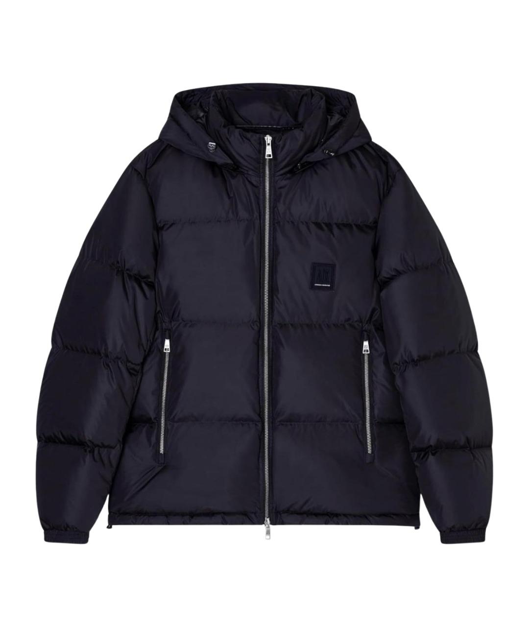 ARMANI EXCHANGE Темно-синий пуховик, фото 1